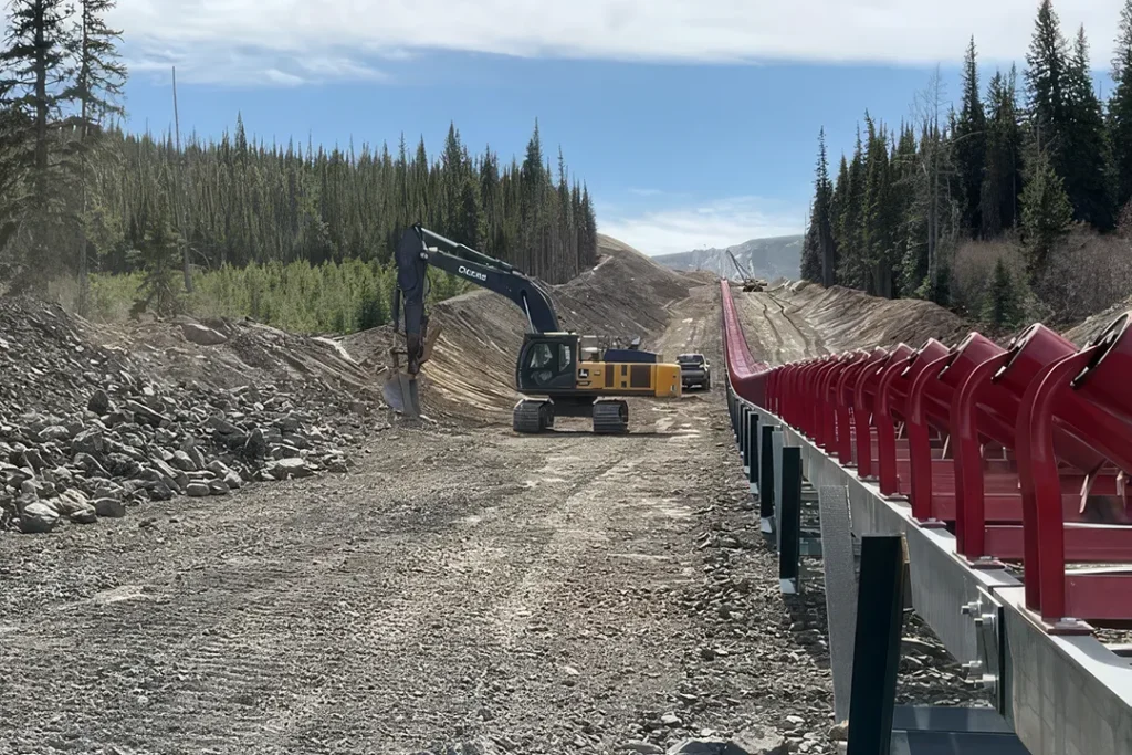 Mine Conveyor Belt Installation