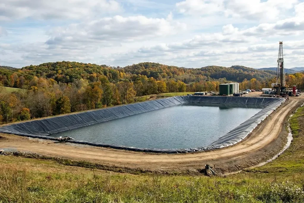 Oil and Gas Retention Pond